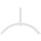 Ekena Millwork Archdale Architectural Grade PVC Gable Bracket, 108"W x 72"H x 2"D x 6"F, 16/12 Pitch GBP108X72X0206ARC00 - alternate 3